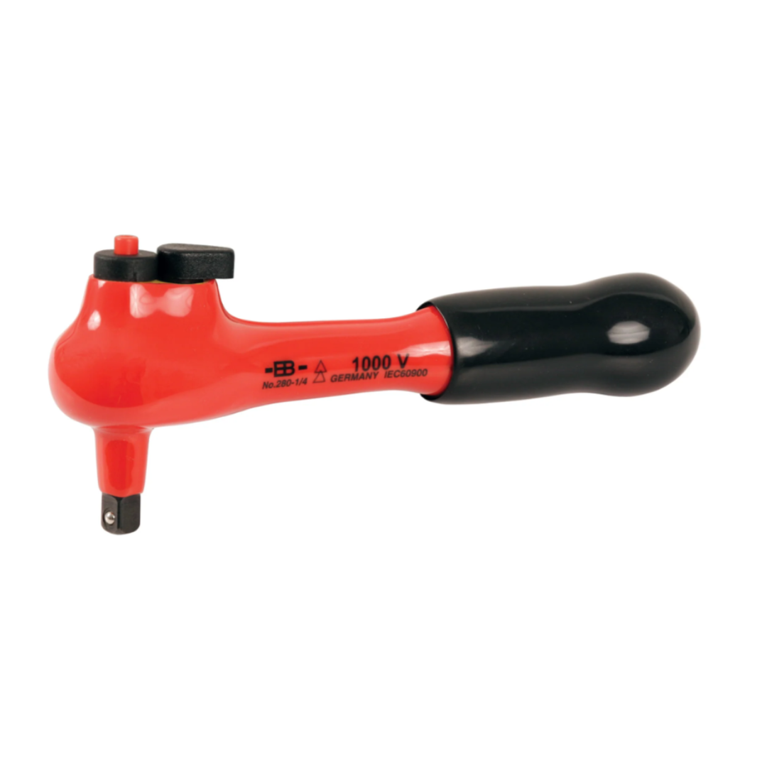 Wiha INSULATED 1/4" DRIVE RATCHET - 12851