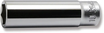 1/4 Sq. Dr. Socket  10mm 6 point Length 50mm Ko-ken USA
