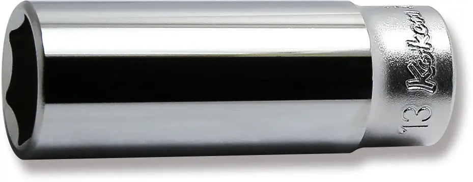 1/4 Sq. Dr. Socket  13mm 6 point Length 50mm Ko-ken USA