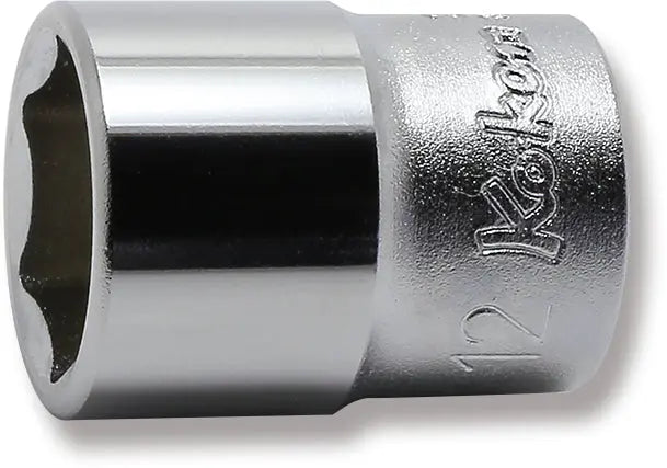 1/4 Sq. Dr. 6 point chrome Metric Socket  12mm Ko-ken USA