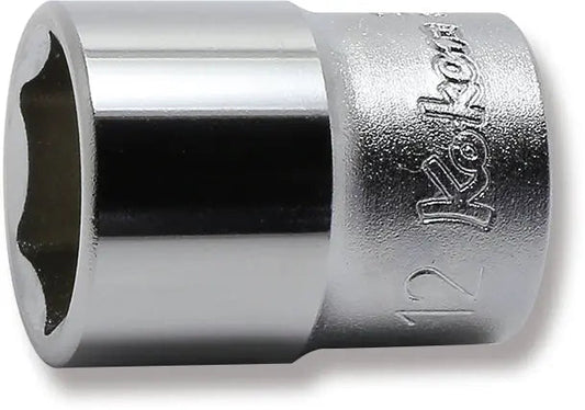 1/4 Sq. Dr. 6 point chrome Metric Socket  12mm Ko-ken USA