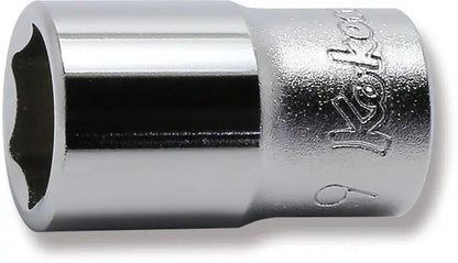 1/4 Sq. Dr. 6 point chrome Metric Socket  9mm Ko-ken USA