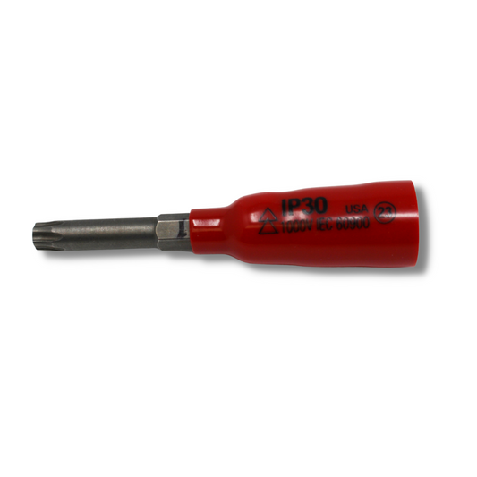 Wiha 1/4" Square Drive IP30 insulated bit socket - 31823