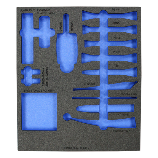 TSN00578-207-D_LID-R OSAAP Shadowboard Blue 30mm