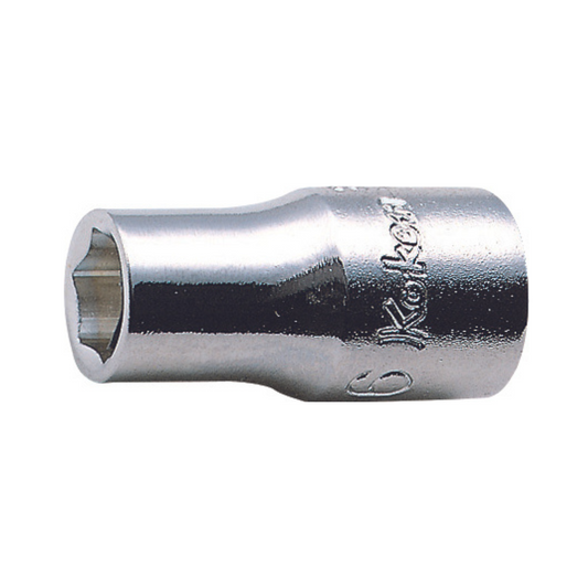 KOKEN SOCKET 1/4"SQ.DR. 6-P 10MM - 2400M-10